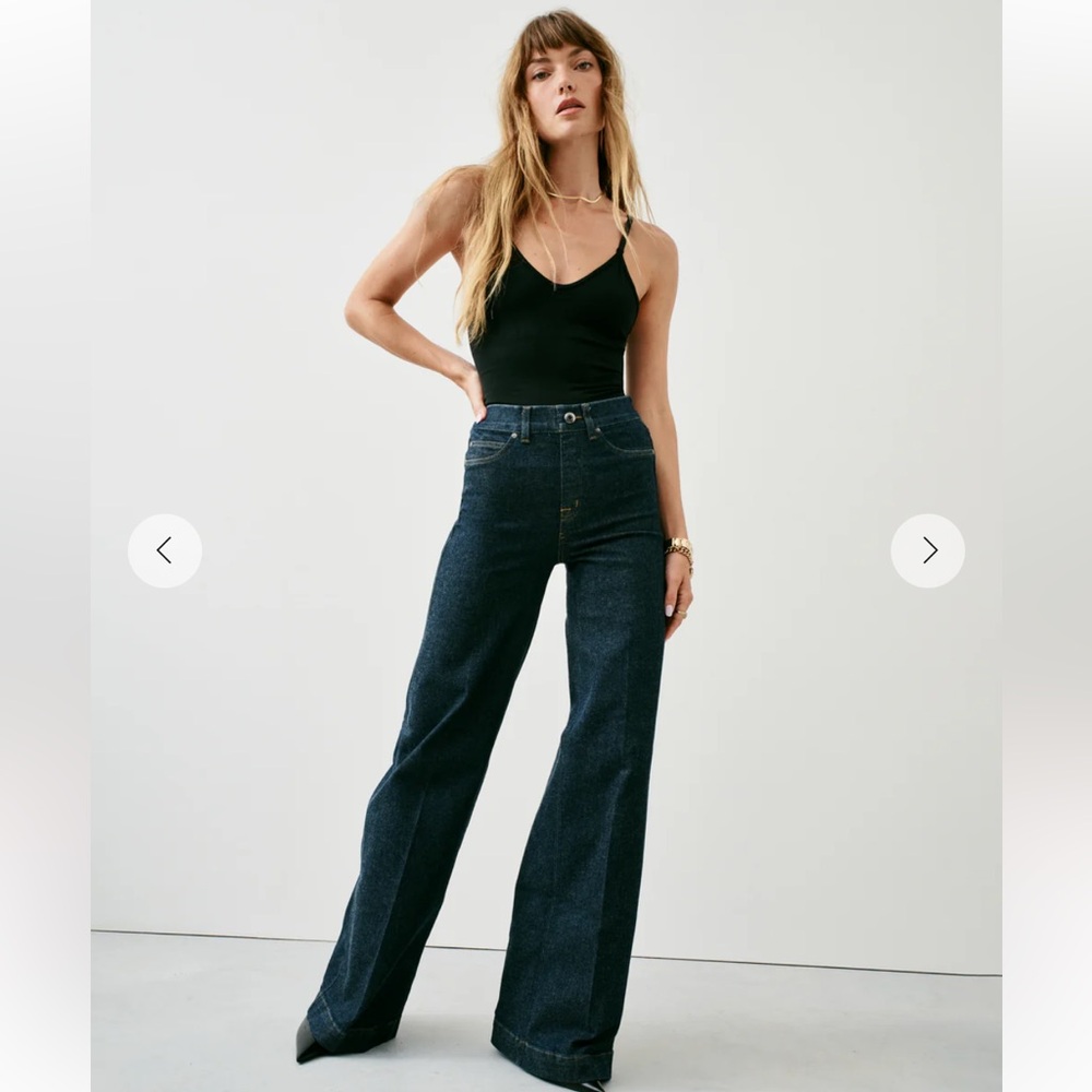 SPANXshape Original EveryWear Wide Leg Jeans | Raw Indigo